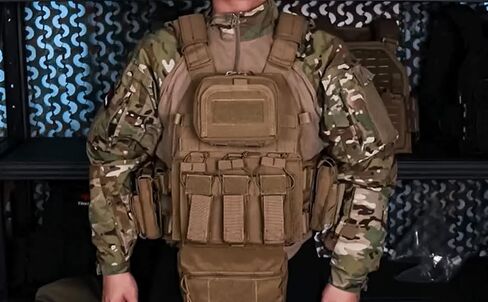 YAKEDA Tactical Outdoor Training Vest - Molle Vest With Multi-Functional Pouches For Training, Hunting & Hiking in Kuwait