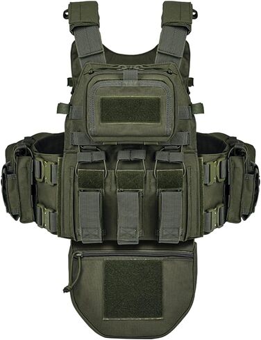 YAKEDA Tactical Outdoor Training Vest - Molle Vest With Multi-Functional Pouches For Training, Hunting & Hiking in Kuwait