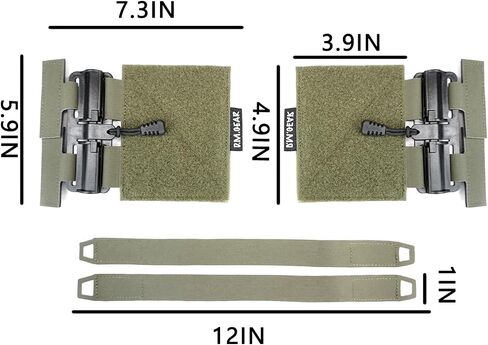 D.M.Gear molle Vest Quick release regle set quick disconnect cummerbund محولات لـ JPC CPC 6094 سترة in Kuwait