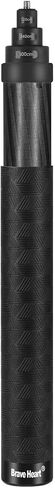 3m (118'') Carbon Fiber Invisible Extended Selfie Stick for Insta360 Insta 360 X5/X4/X3/X2/ONE R/RS for Gopro Go pro max for DJI OSMO 360 Accessories (Black) in Saudi Arabia