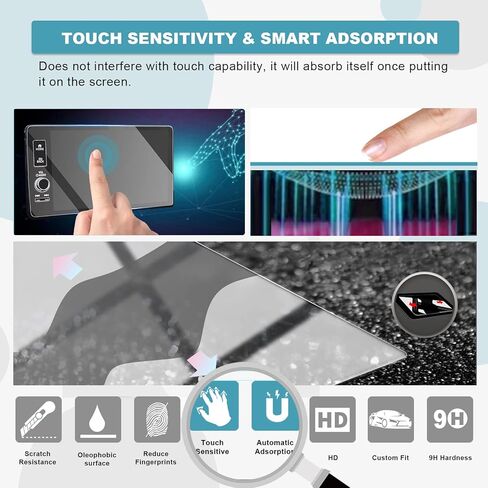 CDEFG for 2023 2024 2025 2026 Honda CR-V Screen Protector for 2023-2026 Honda CR-V Hybrid EX-L Sport Touring 9 Inch Touch Screen Protector Foils Navigation Display Screen Cover Tempered Glass HD Clear in Saudi Arabia