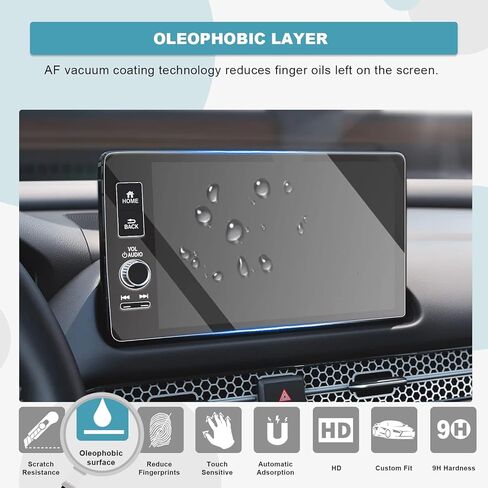 CDEFG for 2023 2024 2025 2026 Honda CR-V Screen Protector for 2023-2026 Honda CR-V Hybrid EX-L Sport Touring 9 Inch Touch Screen Protector Foils Navigation Display Screen Cover Tempered Glass HD Clear in Saudi Arabia