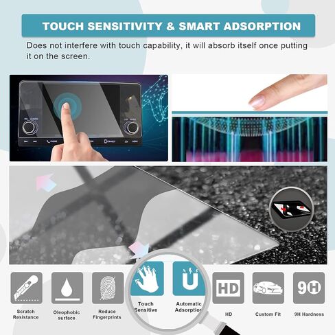 CDEFG for 2023 2024 2025 2026 Honda CR-V Screen Protector for 2023-2026 Honda CR-V Hybrid EX-L Sport Touring 9 Inch Touch Screen Protector Foils Navigation Display Screen Cover Tempered Glass HD Clear in Saudi Arabia