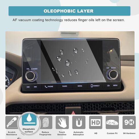 CDEFG for 2023 2024 2025 2026 Honda CR-V Screen Protector for 2023-2026 Honda CR-V Hybrid EX-L Sport Touring 9 Inch Touch Screen Protector Foils Navigation Display Screen Cover Tempered Glass HD Clear in Saudi Arabia