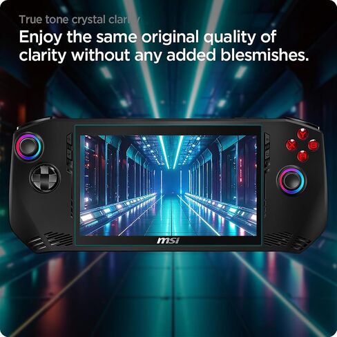 Spigen Tempered Glass Screen Protector [GlasTR Slim] designed for MSI Claw 7 AI+, Asus Rog Ally (2023), Rog Ally X (2024) 7 inch - 2 Pack in Saudi Arabia