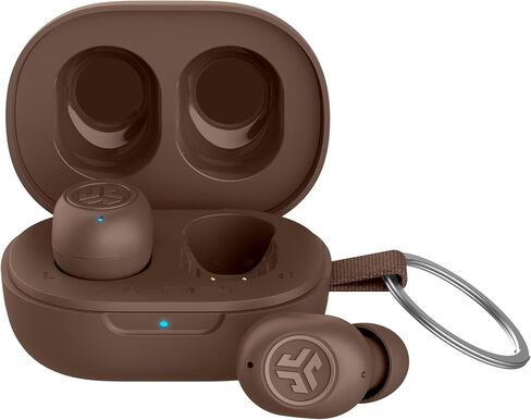 JLab jbuds Mini True Bluetooth أذن Bluetooth + حالة شحن ، أسود الفحم ، IP55 عرق والغبار ، in Saudi Arabia