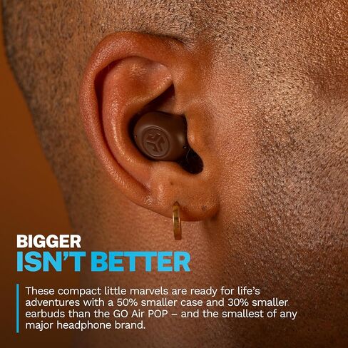 JLab jbuds Mini True Bluetooth أذن Bluetooth + حالة شحن ، أسود الفحم ، IP55 عرق والغبار ، in Saudi Arabia