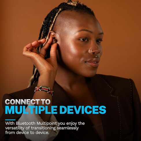 JLab jbuds Mini True Bluetooth أذن Bluetooth + حالة شحن ، أسود الفحم ، IP55 عرق والغبار ، in Saudi Arabia