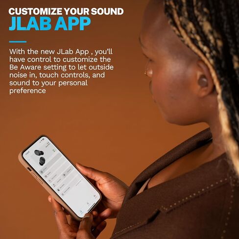 JLab jbuds Mini True Bluetooth أذن Bluetooth + حالة شحن ، أسود الفحم ، IP55 عرق والغبار ، in Saudi Arabia