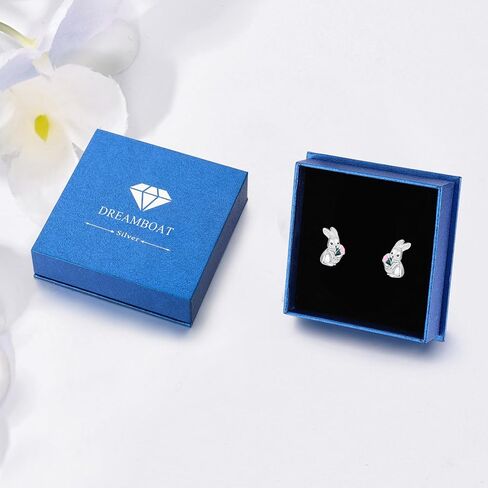 Dreamboat Halloween Bat Stud Earrings for Women Girls Sterling Silver Halloween Stud Earrings with Heart Hypoallergenic Bat Jewelry Gothic Vampire Halloween Gifts for Girlfriend Daughter Her in Saudi Arabia