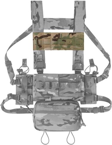 KRYDEX Full MOLLE Panel for Tactical Chest Rig Front Molle Webbing for End User Devices in Saudi Arabia