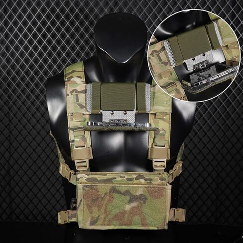 KRYDEX Full MOLLE Panel for Tactical Chest Rig Front Molle Webbing for End User Devices in Saudi Arabia