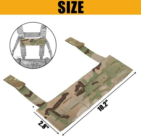 KRYDEX Full MOLLE Panel for Tactical Chest Rig Front Molle Webbing for End User Devices in Saudi Arabia