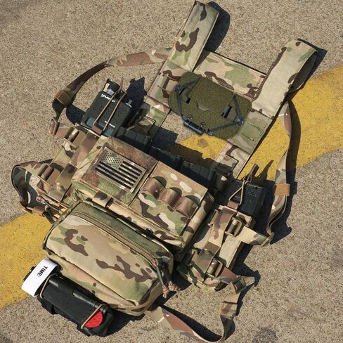 KRYDEX Full MOLLE Panel for Tactical Chest Rig Front Molle Webbing for End User Devices in Saudi Arabia