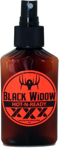 Black Widow 04 Hot-N-Ready XXX Southern Whitetail Doe Estrus Deer Urine Lure 3 oz. in Saudi Arabia