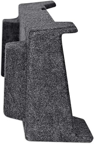 Rockville Rec26 Dual 10 "مربع مضخم صوت مختوم ، ملاءمة مخصصة لعام 2001-2006 CHEVY/GMC الثقيلة 1500/2500/3500HD ، أسفل المقعد ، 5/8" MDF ، حاوية صوتية شاحنة مميزة in Saudi Arabia