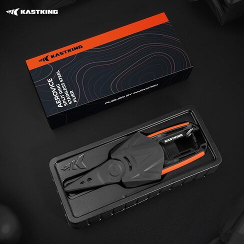 KastKing AeroVice 7.5" Fishing Pliers, 420 Stainless Steel, Uni-Body Construction, Lightweight & Corrosion-Resistant, Multi-Function Jaws, Braid Cutters, Sheath, Lanyard & Carabiner in Kuwait