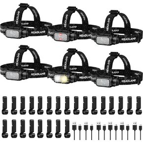 ATDOALL Rechargeable LED Headlamp, Lightweight Head Lamps for Adult Camping in Saudi Arabia