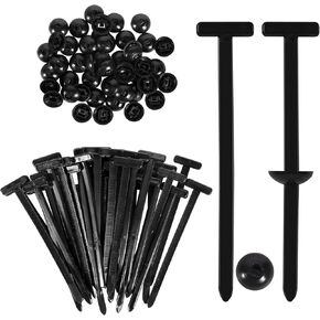 50Pack Nylon Universal Cable Tie Buckle Clips zipper shippered trim clip clips clips auto parts clips ، fortener for car daily repair in Kuwait