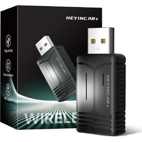 H-Air Wireless CarPlay & Android Auto Adapter, 2025 Upgrade, Plug & Play USB Dongle, Convert Wired CarPlay Auto to Wireless, No Latency, Fast Connection, for Apple iPhone & Android Phones in Kuwait