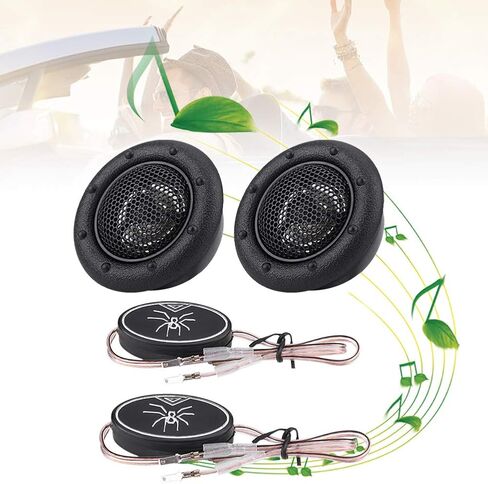 Coppia Tweeter,Car Tweeters,Pair of DC 12V 150W Car Mini Super Power Speaker Dome o Speaker Tweeter Loudspeaker Horn for Car o Systems Car Tweeters car Tweeter Speakers Twitter in Saudi Arabia