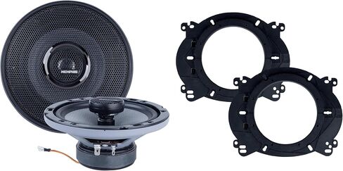 Memphis Audio MS62V 6.5" Convertible Speaker Set with OEMBKT60 Vehicle Specific 6 1/2"" Speaker Adaptors in Saudi Arabia