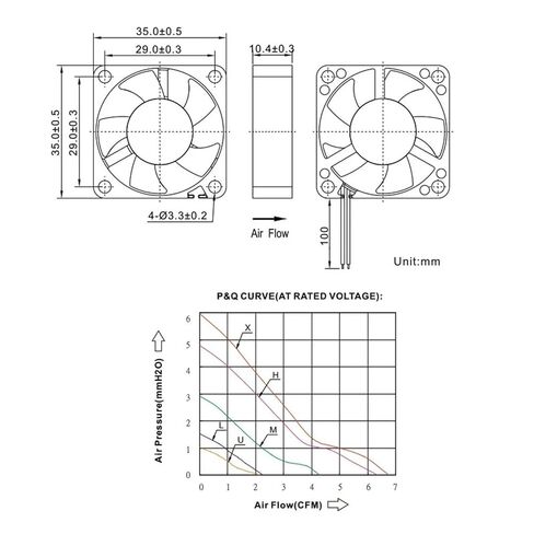 3D Printer Fan 35 * 35 * 10MM Cooling Fan 5V 12V 24V(5V USB) in Saudi Arabia