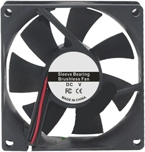 DC5V 12V 24V 80X80X20MM المبرد مروحة التبريد (12V 3400RPM) in Saudi Arabia