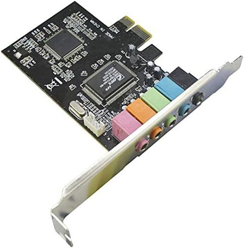 Nemeae 5.1 Internal Sound Card for Windows 10 with Low Profile Bracket, 3D Stereo PCI-E, CMI8738 Chip 32/64 Bit Sound Card PCI in Saudi Arabia