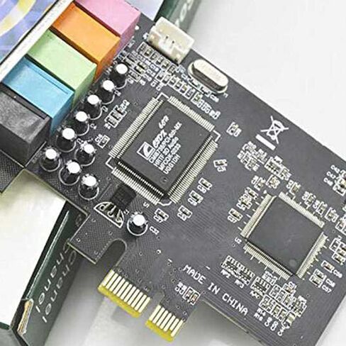 Nemeae 5.1 Internal Sound Card for Windows 10 with Low Profile Bracket, 3D Stereo PCI-E, CMI8738 Chip 32/64 Bit Sound Card PCI in Saudi Arabia