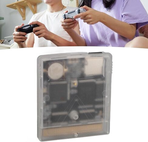 بطاقة اللعبة ، لعبة فيديو ، بطاقة ذاكرة Flash Flash لـ Gameboy التلقائي الملون الاحترافي 1000 في لعبة فيديو 8G بطاقة الذاكرة لـ Gameboy Advance SP (Purple الشفافة) in Kuwait