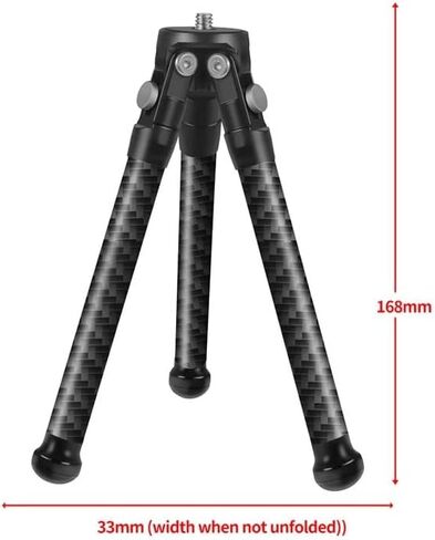 Carbon Fiber Mini Tripod Retractable Tripod Lightweight Projector Stand Portable(Mini Tripod B) in Saudi Arabia