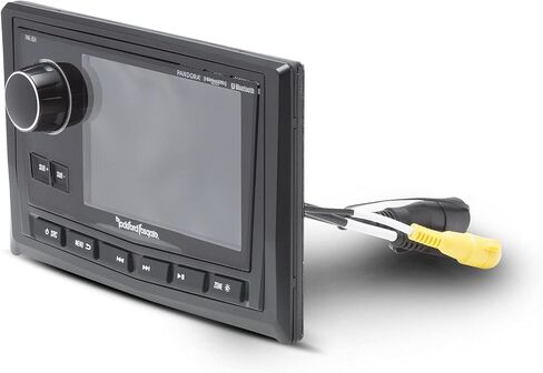 Rockford Fosgate - PMX-8BB Hide Away Media Receiver with NMEA Protocol and PMX-8DH 5" Color Display with 10' Extension Cable in Saudi Arabia