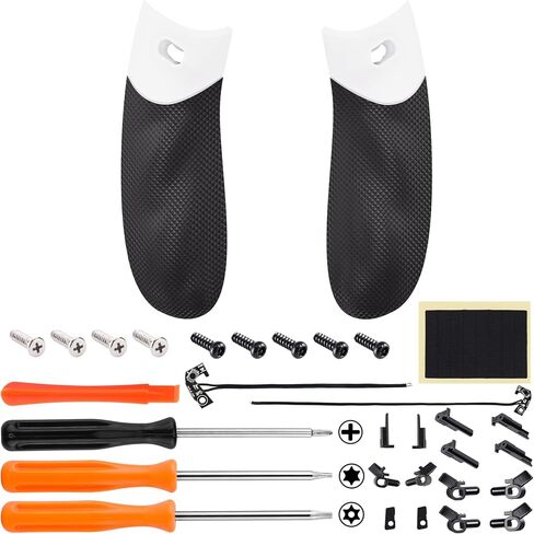 إزاحة فنية متطرفة نقرات من Rubberized Side Rail Clips TRIGGER TRIGGER TRIGGER TRIGES TOE XBOX Series X&S Controller ، Diamond White White Anti-Slip Trigger Stopper Grips for Xbox Core Controller in Saudi Arabia