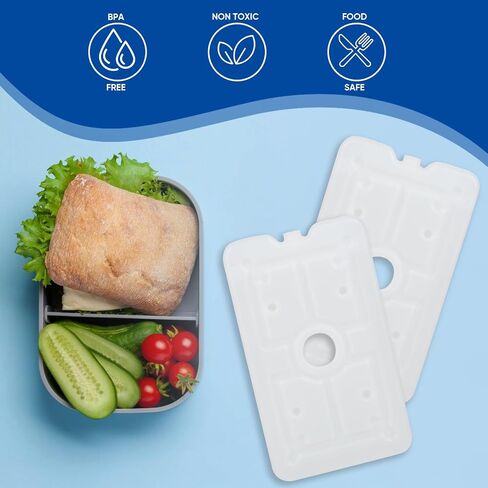 Ice Packs for Coolers Beach; Camping; Cooler Accessories Slim Long-Lasting Reusable Ice Pack for Lunch Boxes Keeping Food Drinks Cool in Saudi Arabia