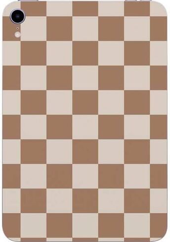 Skinit Decal Tablet Skin Compatible with iPad Mini (2021) - Officially Licensed Neutral Checkered Design in Saudi Arabia