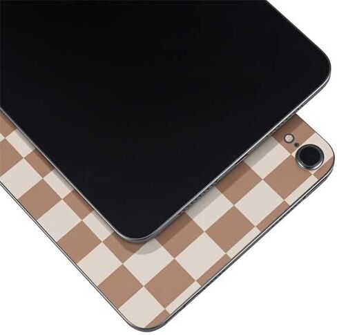 Skinit Decal Tablet Skin Compatible with iPad Mini (2021) - Officially Licensed Neutral Checkered Design in Saudi Arabia