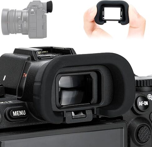 FDA-EP21 استبدال العدسة لـ Alpha 7 IV 7R V V SING SILICON CAMERANT EYECUP COP CUP CUP FOR SONY A7 IV A7IV A7R A7RV A1 II in Saudi Arabia