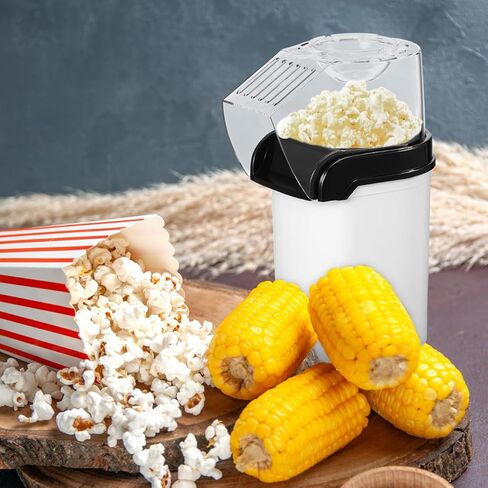 Ciieeo Electric Popcorn Small Air Party Popcorn Maker Compact Home Snack Maker Lid 110v for Kitchen Use, White Compact Design in Saudi Arabia