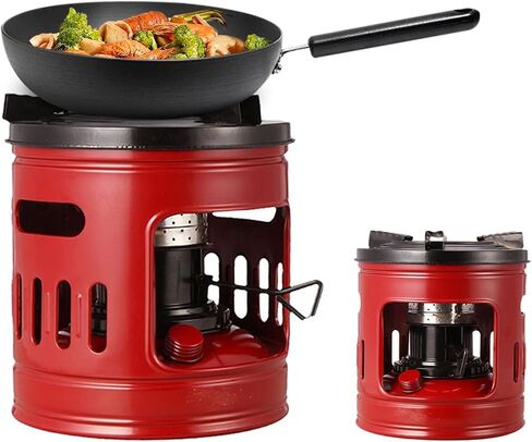 موقد كيروسين محمول ، فوغون دي بتروليو بارا كوبا ، خفيفة الوزن 8-Wicks Camp Stove Heater Outdoor BBQ Picnic Camping Protsing Propacking kerosene Furner in Saudi Arabia