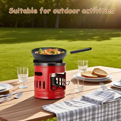 موقد كيروسين محمول ، فوغون دي بتروليو بارا كوبا ، خفيفة الوزن 8-Wicks Camp Stove Heater Outdoor BBQ Picnic Camping Protsing Propacking kerosene Furner in Saudi Arabia