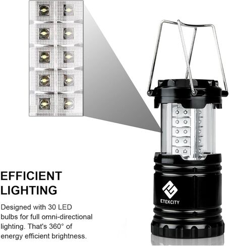 Elevon Ultra Bright LED Collapsible Water Resistant Camping Lantern Flashlights in Saudi Arabia
