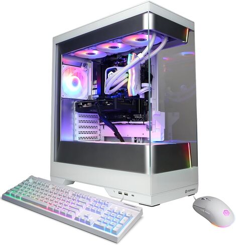CyberPowerPC Gamer Supreme Gaming PC ، AMD Ryzen 7 7800x3d 4.2Ghz ، Radeon RX 9060 XT 16GB ، 32GB DDR5 ، 2TB PCIE 4.0 SSD ، WIFI Ready & Windows 11 Home (SLC10000A) in Saudi Arabia