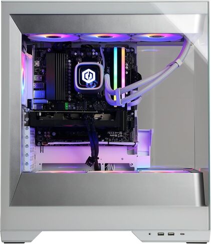 CyberPowerPC Gamer Supreme Gaming PC ، AMD Ryzen 7 7800x3d 4.2Ghz ، Radeon RX 9060 XT 16GB ، 32GB DDR5 ، 2TB PCIE 4.0 SSD ، WIFI Ready & Windows 11 Home (SLC10000A) in Saudi Arabia