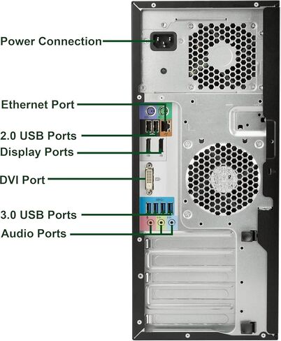 HP Z240 Tower Workstation Desktop Computer, Intel Core i5-6500, 32GB DDR4 RAM 512GB SSD, 2 DisplayPort, WiFi, Bluetooth, Keyboard&Mouse, Windows 11 Pro (Renewed) in Kuwait