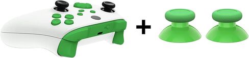 eXtremeRate Green Custom Thumbsticks + Replacement Buttons for Xbox Series X/S Controller in Saudi Arabia