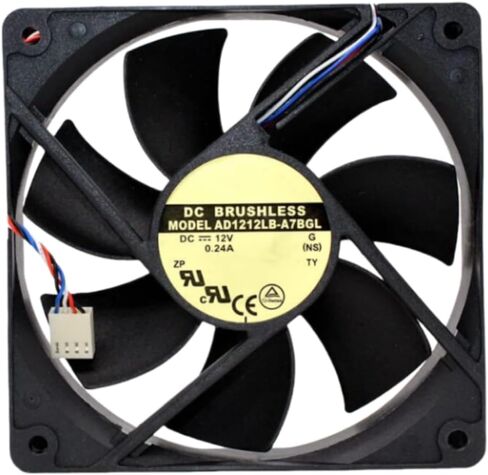 AD1212LB-A7BGL Fan 12CM for 12V 0.24A 12025 120X120X25MM 4-Wire Cooling Fan in Saudi Arabia