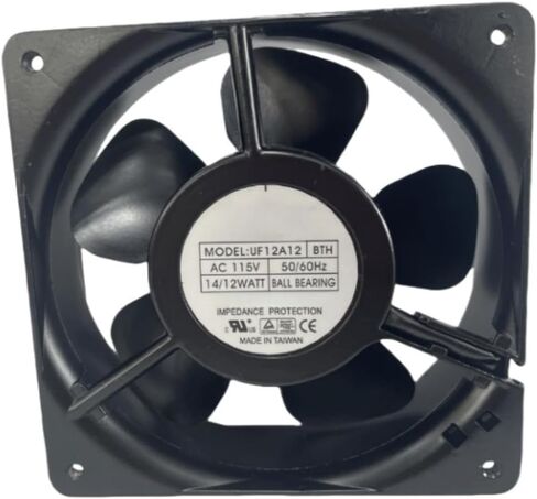 UF12A12 BTH Fan 12cm لـ 115v 14/12w 12038 120x120x38mm مروحة تبريد in Saudi Arabia