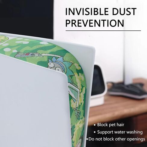 New Version 2.0 Dust Cover Net for PS5 Console, PS5 Heatsink Barrier Pets Hair Anti-dust Cover Dustproof for PlayStation 5 (PA) in Kuwait
