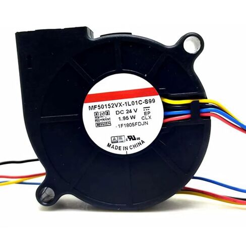 50mm Blower MF50152VX-1L01C-Q99 MF50152VX-1L01C-S99 50mm(L) x15mm(H) DC 24V 1.95W PWM Blower Cooling Fan for Desktop Laptop Small Electronic Devices in Kuwait